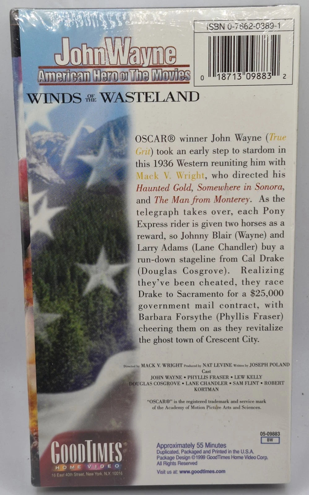 John Wayne American Hero of the Movies Collectors 5 VHS Box Set New Sealed