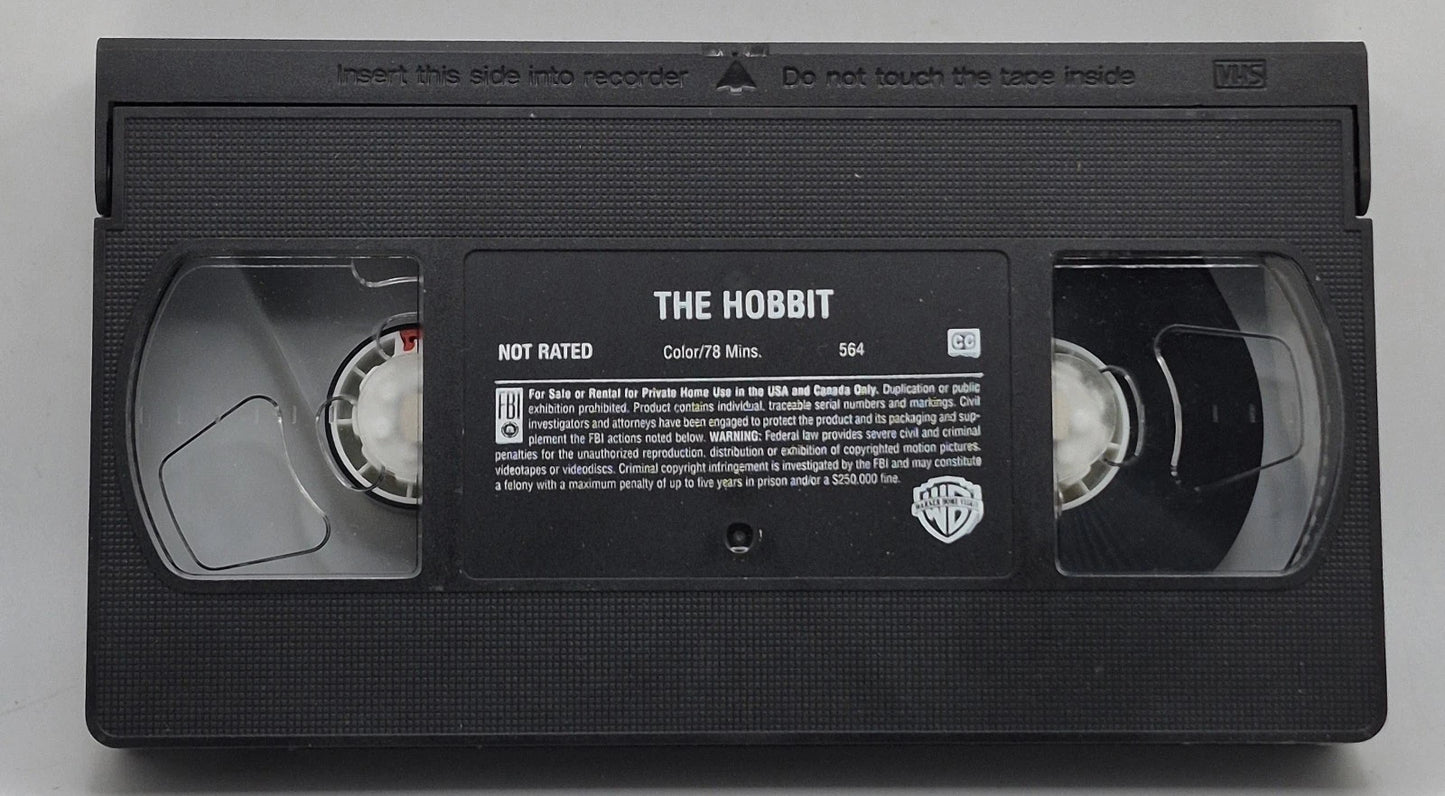 The Hobbit (VHS, 2001, Clamshell)(TESTED WORKS)