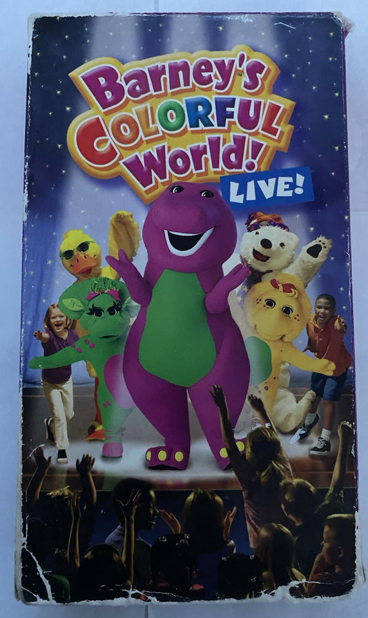 Barneys Colorful World Live (VHS, 2004)