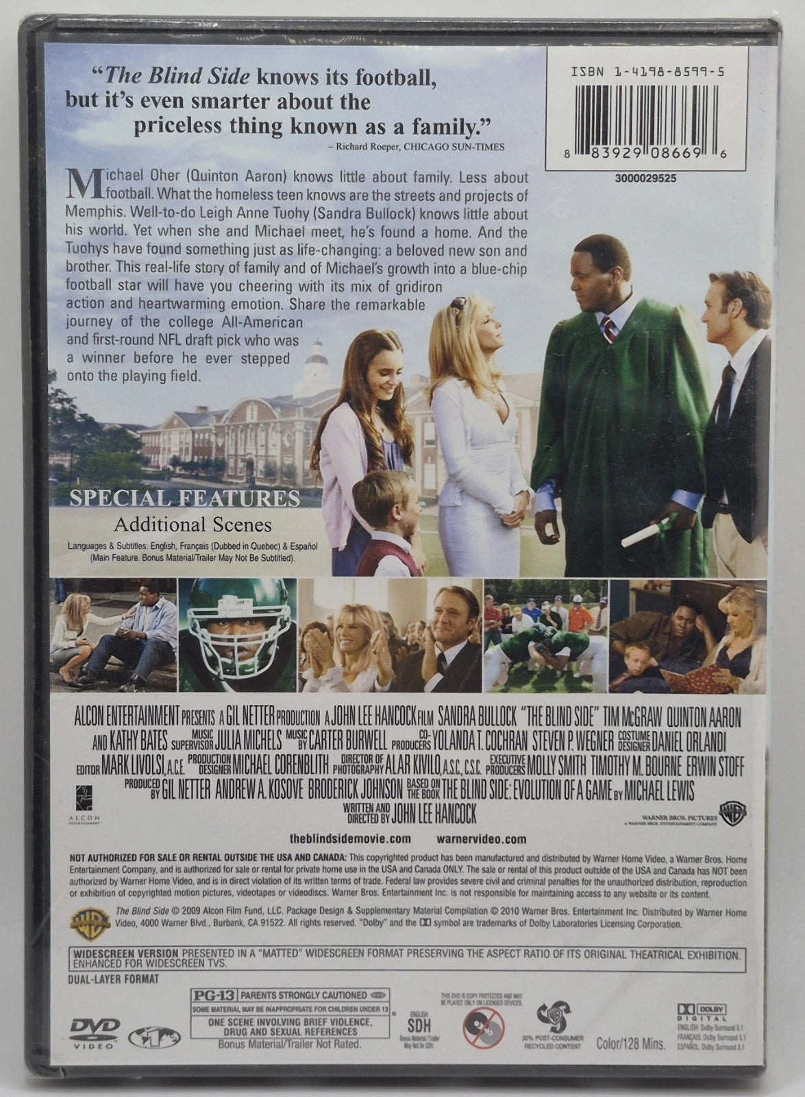 The Blind Side (DVD, 2009)BRAND NEW SEALED !