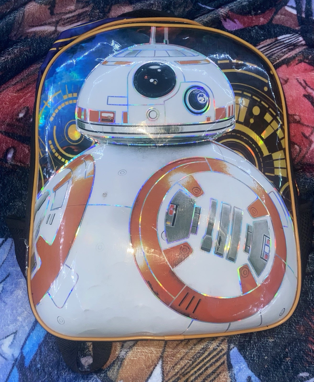 Star Wars BB-8 Large Back-To-School Backpack with LED Flashing Motion Lights