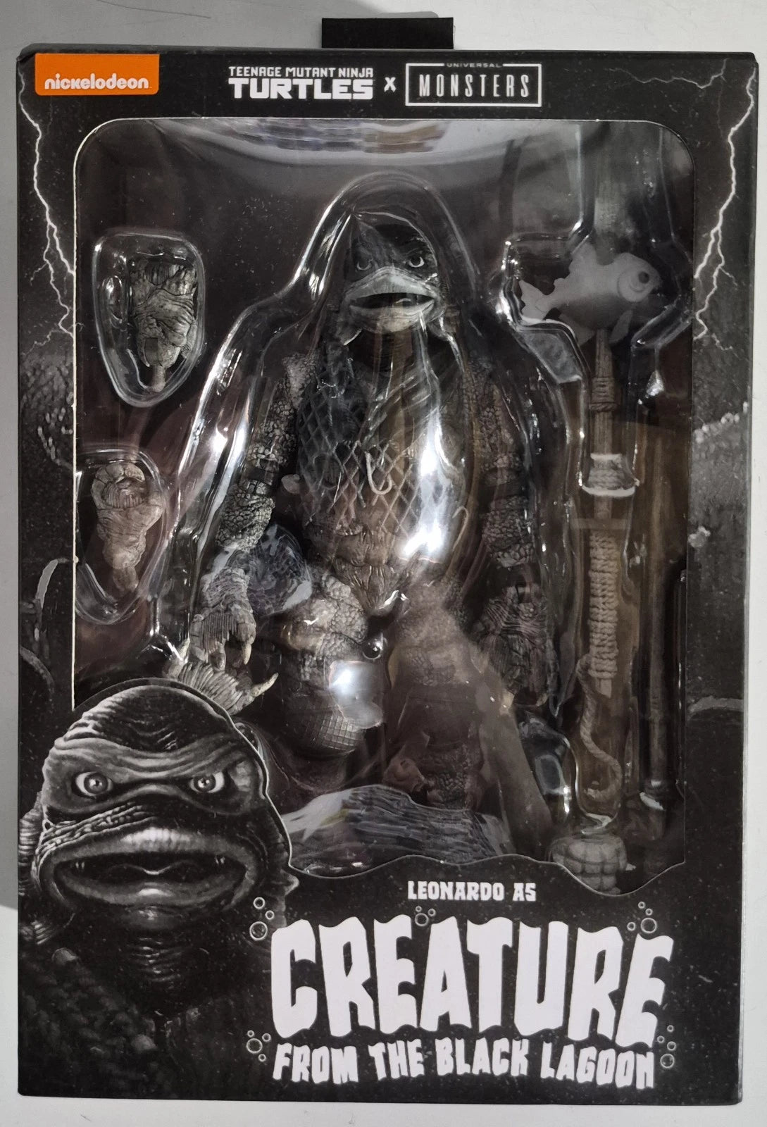 NECA Teenage Mutant Ninja Turtles Leonardo as Creature From The Black Lagoon NEW