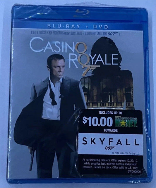 Casino Royale Blu-ray + DVD 2-Disc Set 007 James Bond NEW Sealed