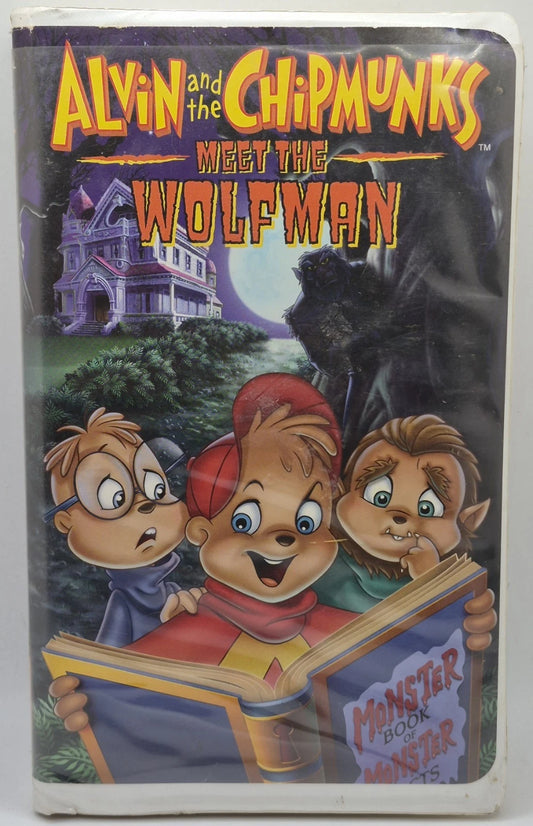 Alvin and the Chipmunks Meet the Wolfman (VHS, 2000)(TESTED WORKS)
