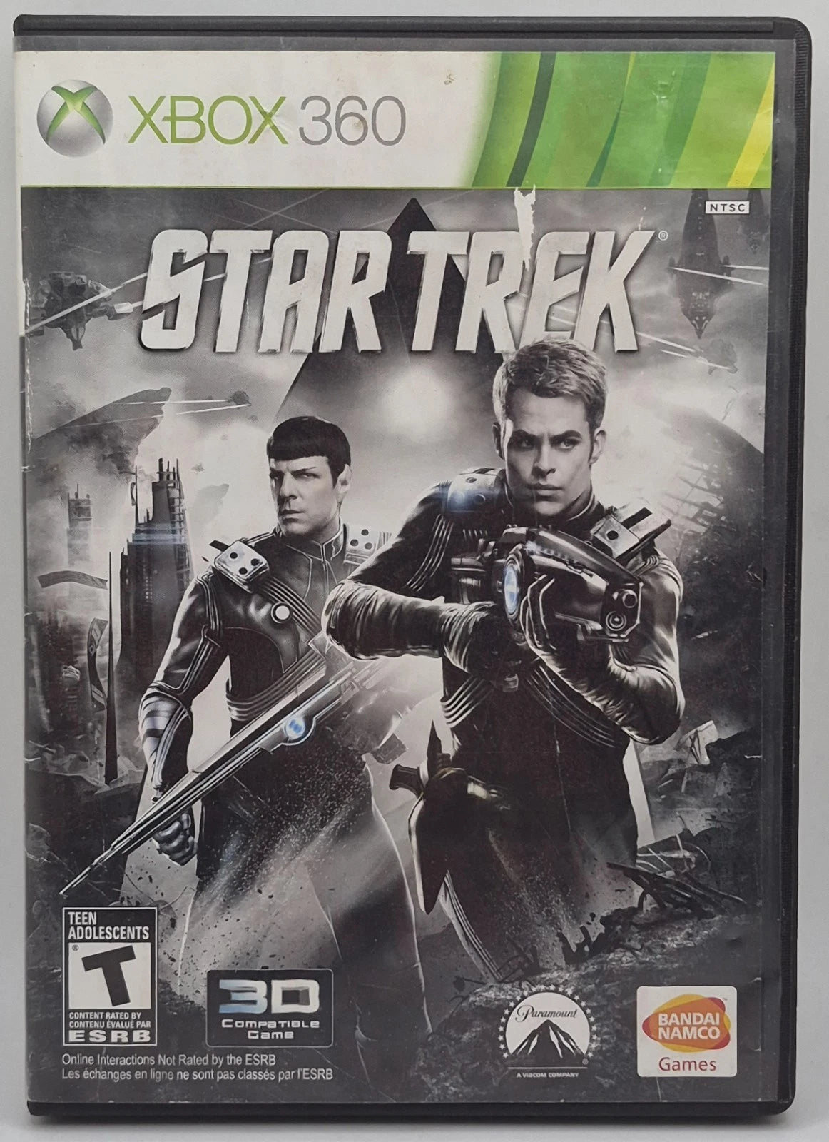Star Trek (Microsoft Xbox 360, 2013)(TESTED WORKS)
