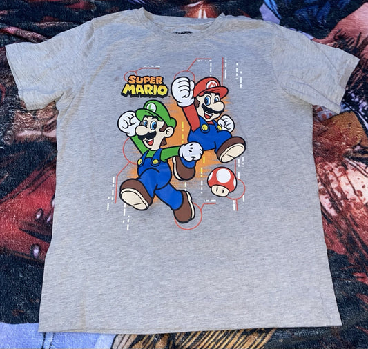 Nintendo Super Mario Bros T Shirt Kids Size: (Large 14-16)