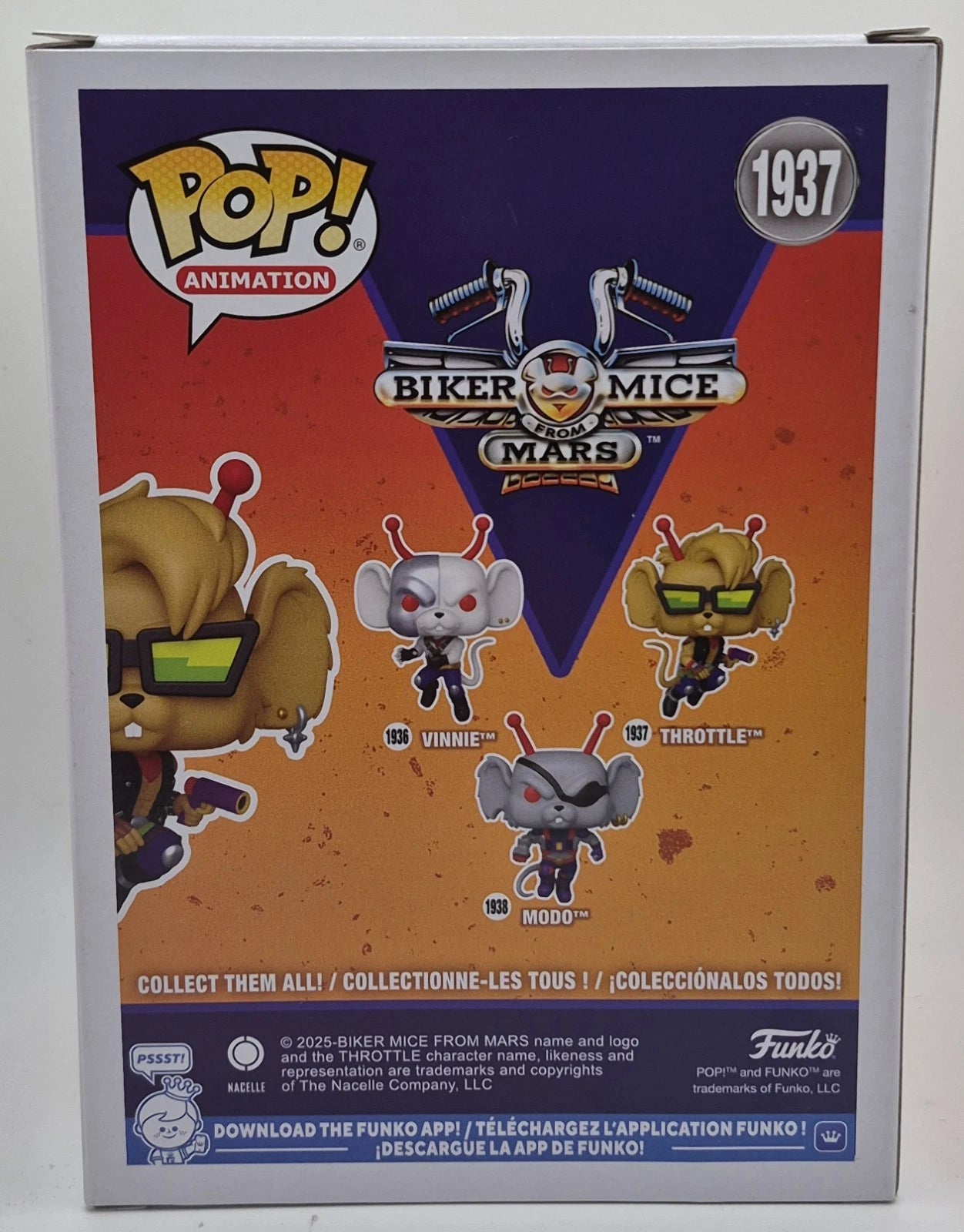 Funko Pop! Vinyl: Biker Mice from Mars - Throttle #1937