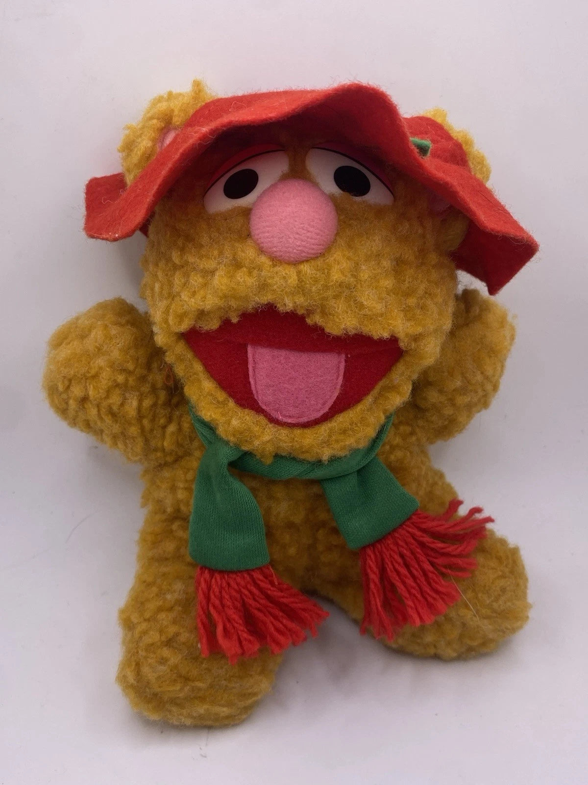 Vintage 1987 McDonald's Baby Fozzie Bear Muppets Christmas Plush Toy Jim Henson