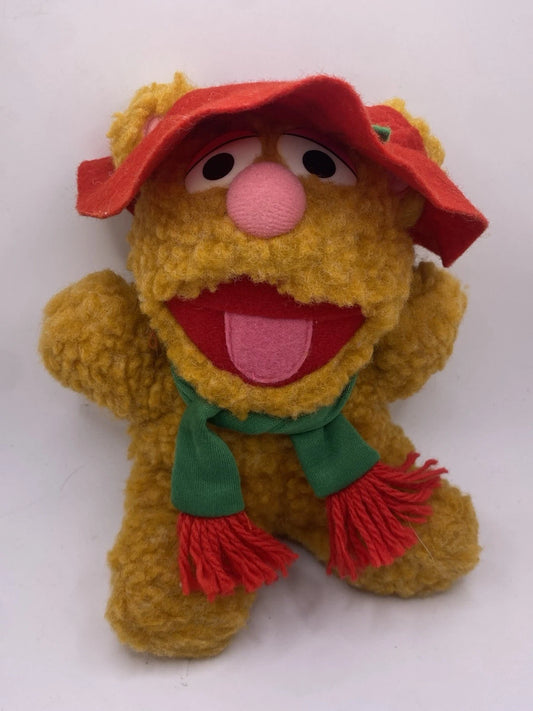 Vintage 1987 McDonald's Baby Fozzie Bear Muppets Christmas Plush Toy Jim Henson