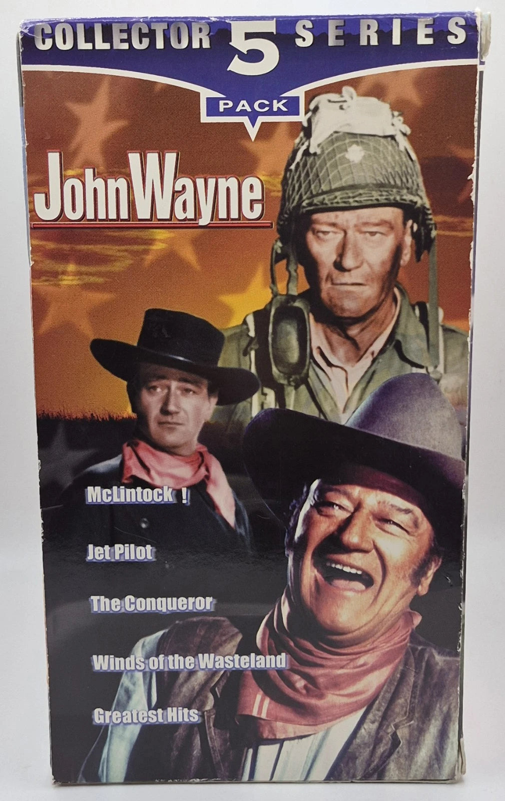 John Wayne American Hero of the Movies Collectors 5 VHS Box Set New Sealed