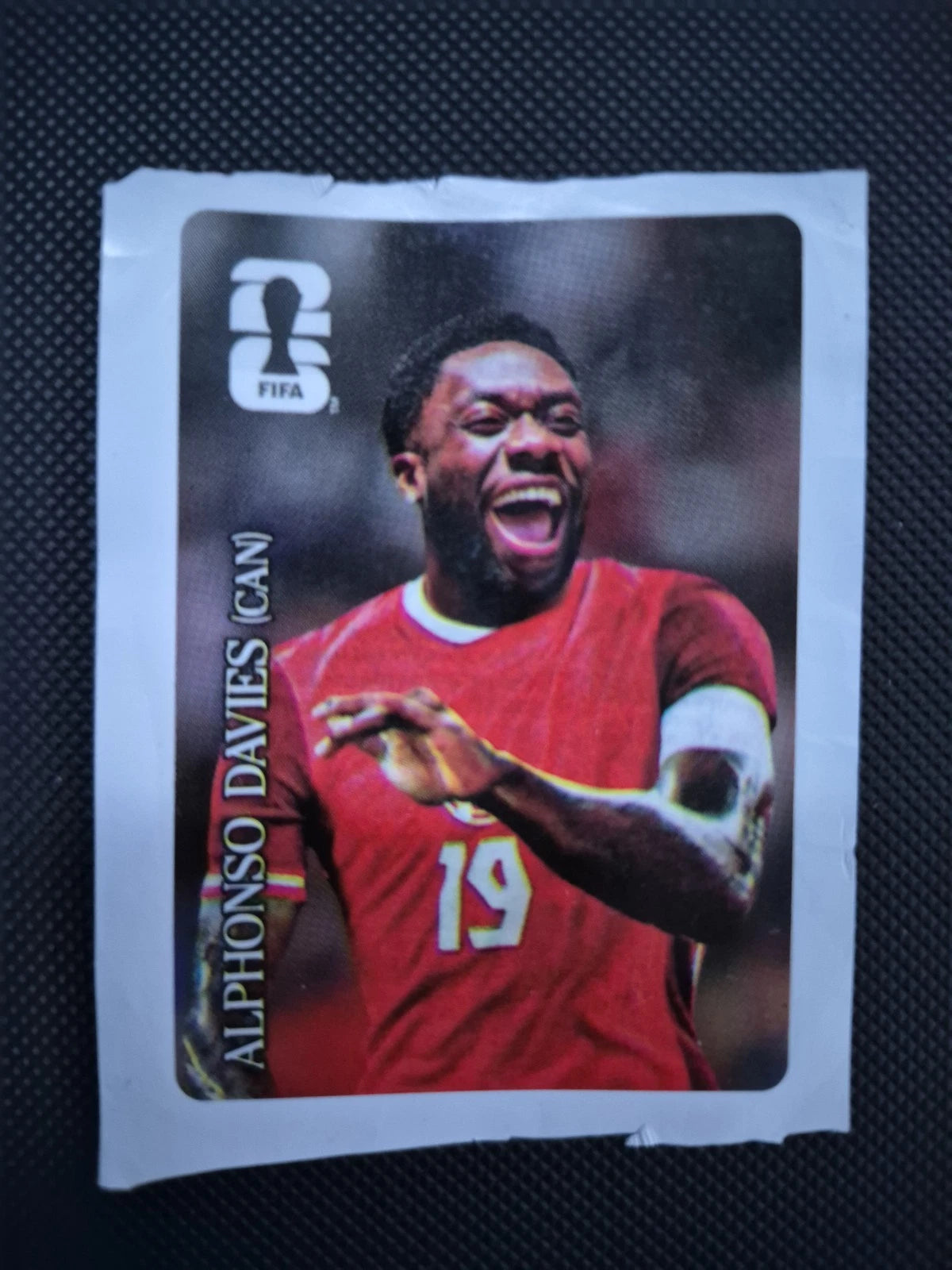 FIFA World Cup 2026 Alphonso Davies Coca Cola Sticker #19 Canada Soccer