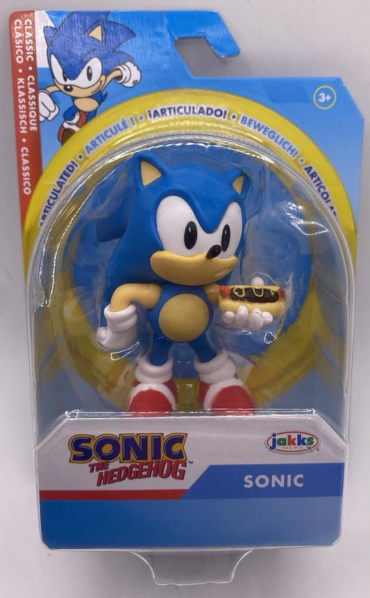 Sonic the Hedgehog 2.5 Inch Figure | Classic Sonic w/ Hot Dog