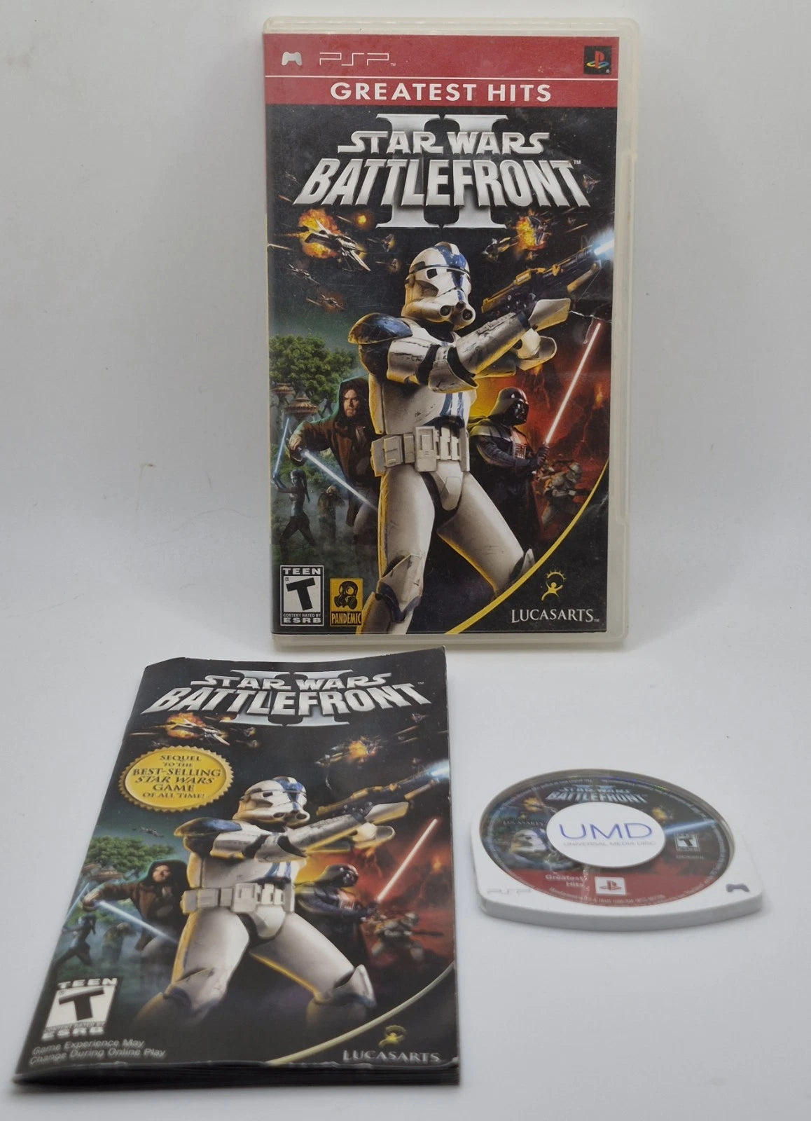 Star Wars Battlefront 2 GREATEST HITS - PlayStation Portable (Psp) (Tested)