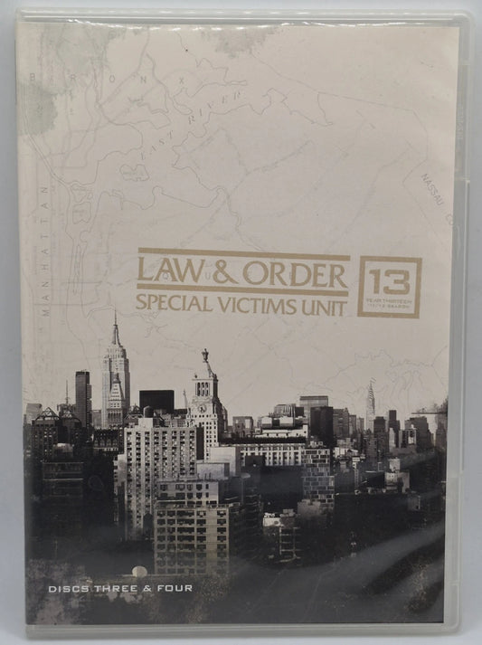 Law & Order: Special Victims Unit: Year Thirteen (DVD, 2011) ONLY DISC #3 & 4 !