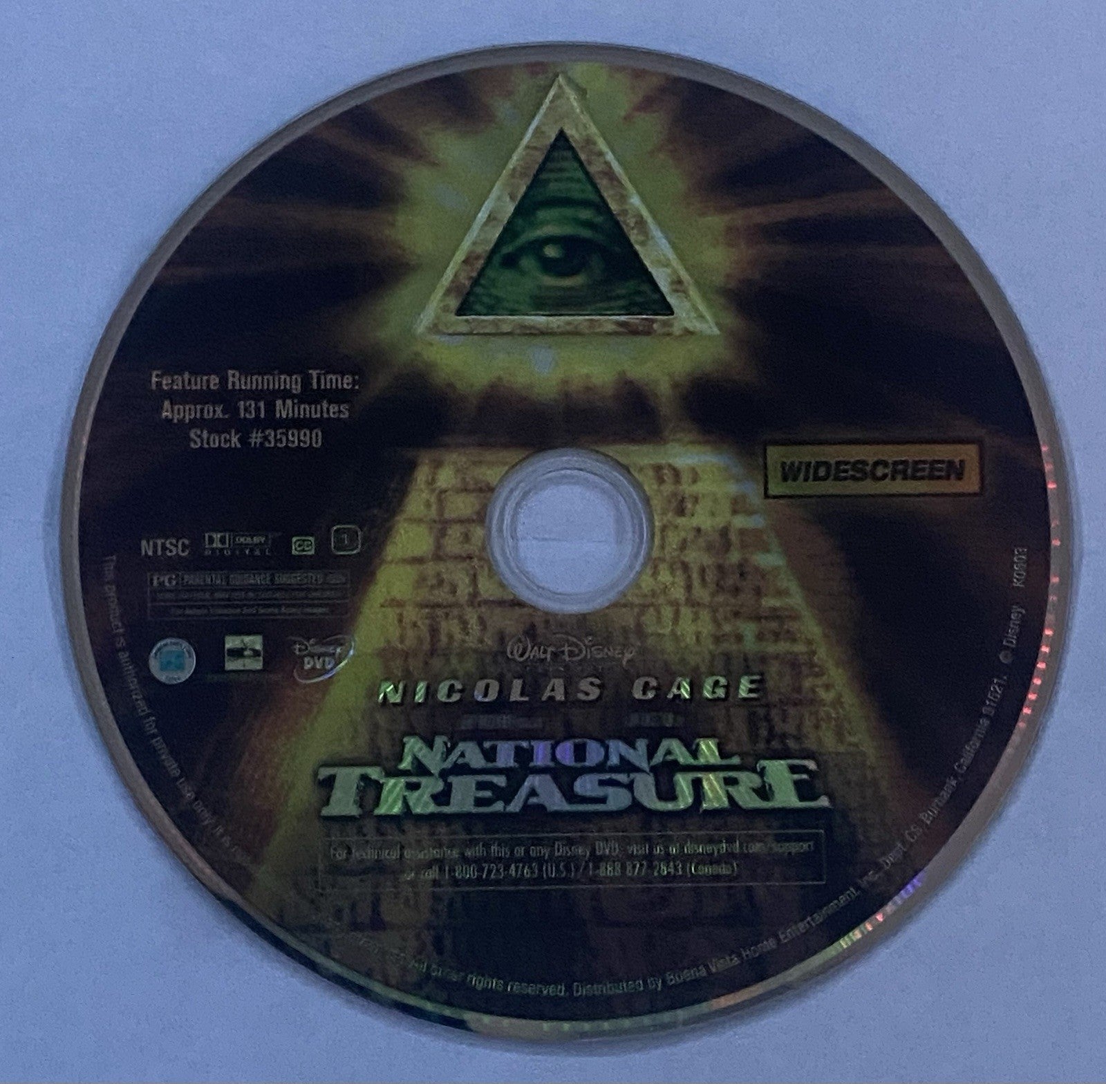 National Treasure (DVD, 2004)