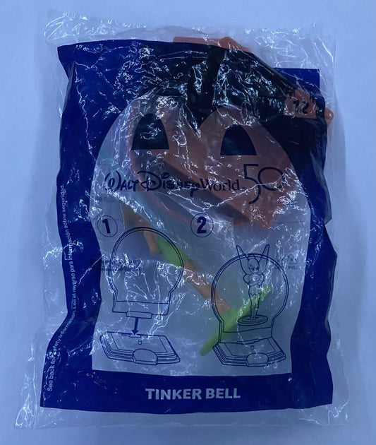 NEW TINKER BELL McDonald’s HAPPY MEAL WALT DISNEY WORLD 50th Anniversary  Toy 