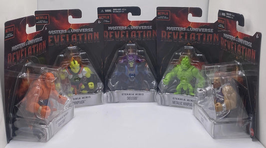Masters of the Universe Revelation Eternia Minis Lot of 5 Whiplash Beast Man