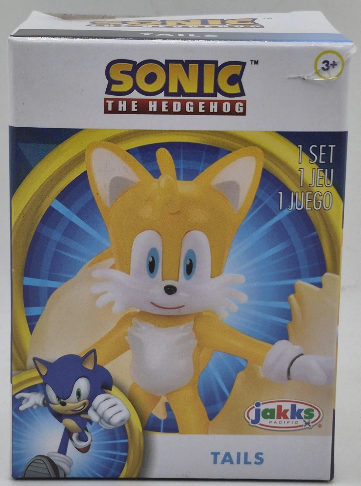 SONIC Jakks Sonic The Hedgehog Action Mini2.5InchSetOf 4SONIC,MIGHTY,TAILS,FANG!