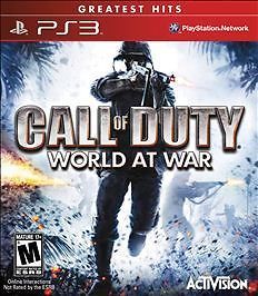 Call of Duty: World at War (Sony PlayStation 3, 2008) Game Disc Only GH