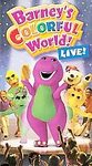 Barneys Colorful World Live (VHS, 2004)