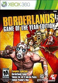 Borderlands -- Game of the Year Edition (Microsoft Xbox 360, 2010)